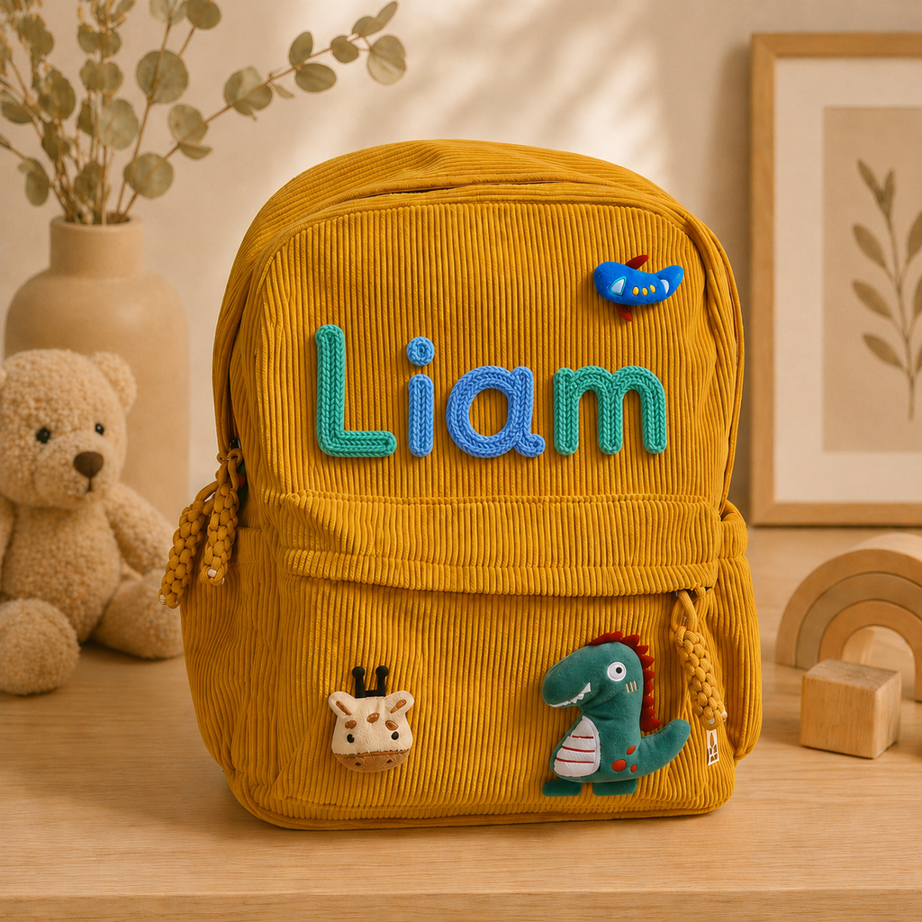 KIKY BABY – Personalisierter Kinderrucksack mit Namensstickerei